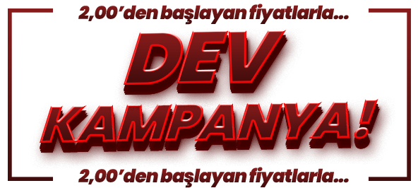 Size bir kampanya haberimiz var!